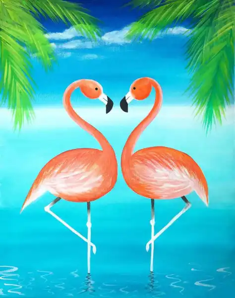 Flamingo Love