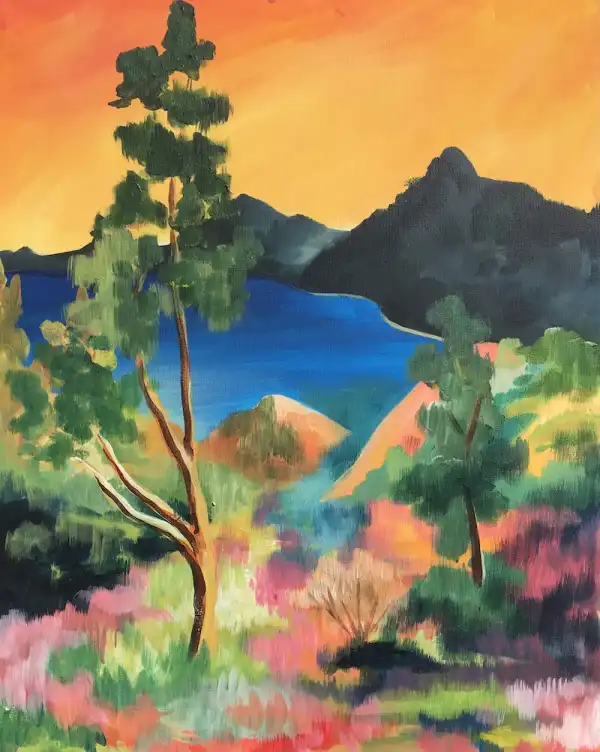 Tropical Vegetation In The Style Of Gauguin