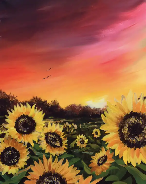 Sunflower Sunset