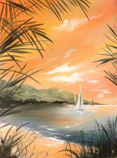 Sailing By Sunset
