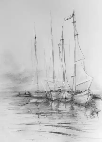 Calm Waters Drawing