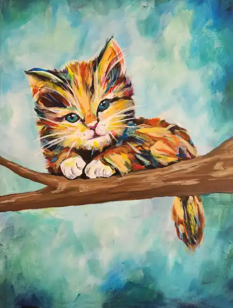 Colourful Kitty